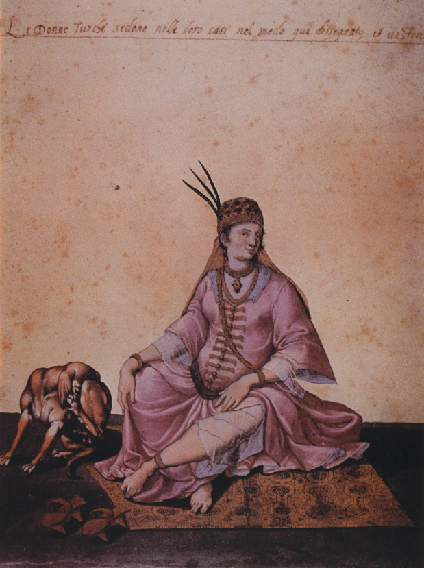 Woman wearing a diadem-style headband, Jacopo Ligozzi, c. 1577–1580
