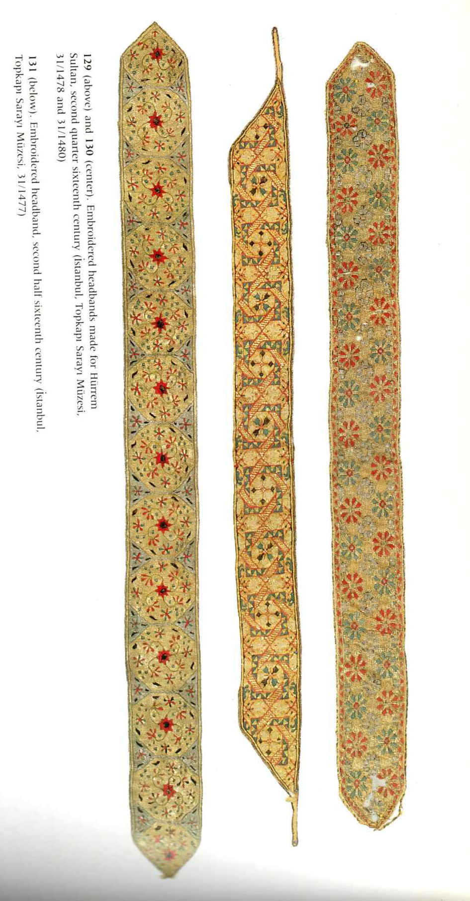 Surviving beaded and embroidered kaşbastı, Atıl 1987