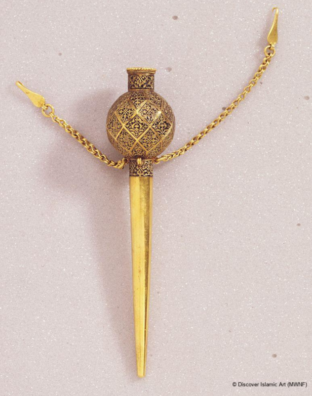Surviving plume holder, Museum of Turkish and Islamic Arts, c. 16th century
